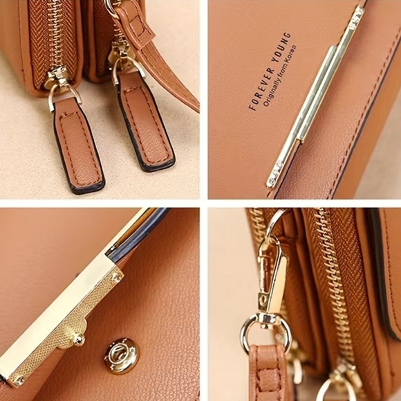 Vine Red Wallet Purse. Pre-loved In Excellent Condition - Picture 3 of 10